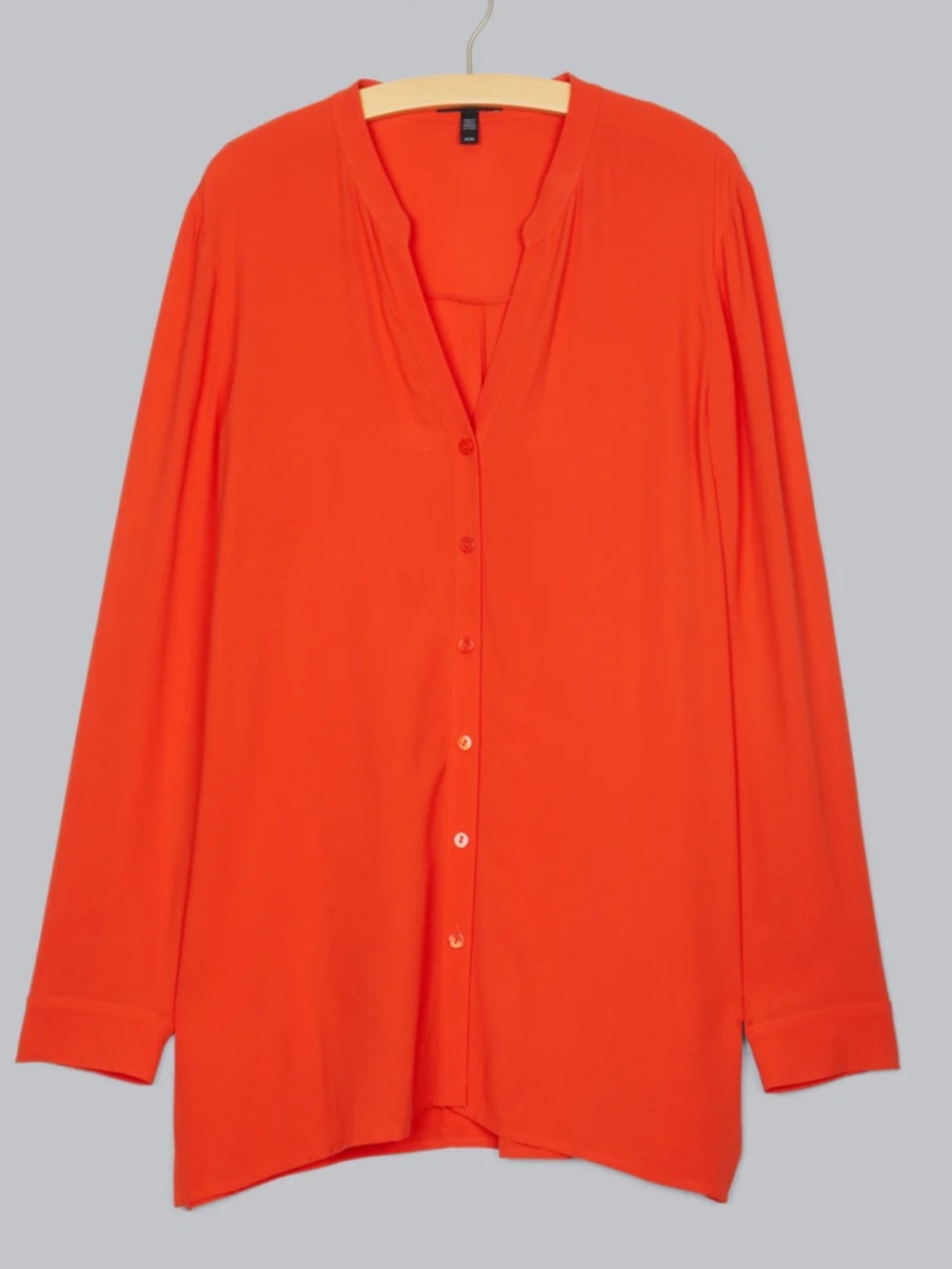 Eileen Fisher Silk Georgette Crepe Top